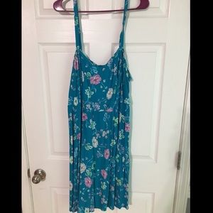 Torrid Blue Floral Dress NWOT